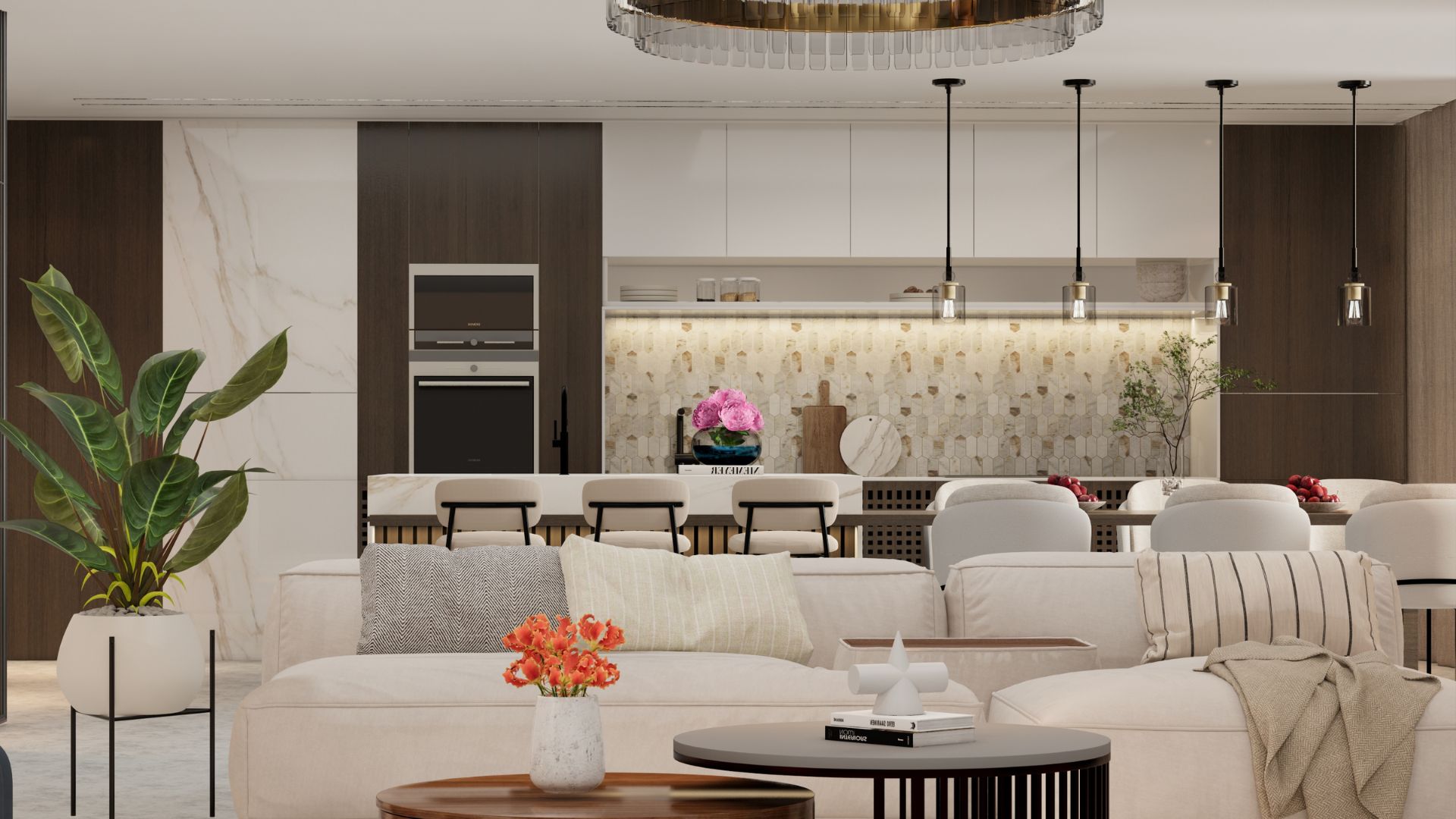 Transform your home with modern aluminum interiors.