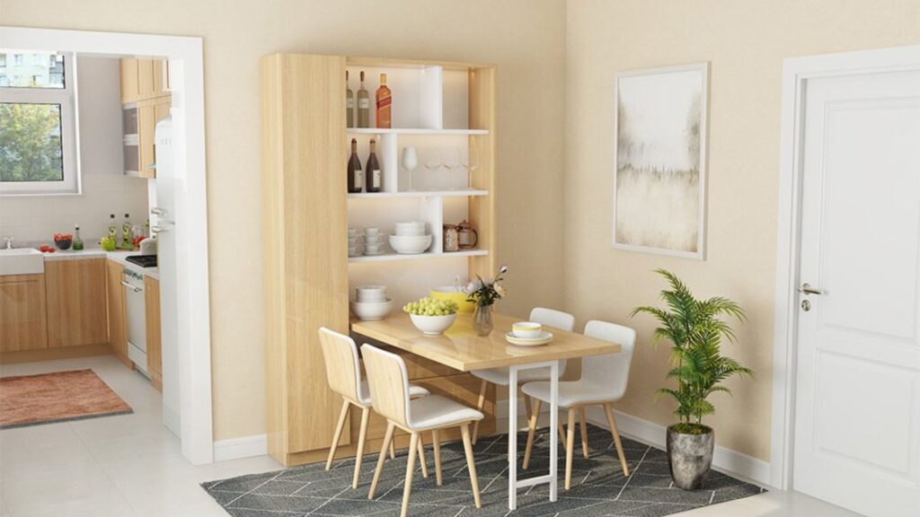 Space-saving tables for modern kitchens and small homes.